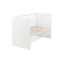 Amal II Babybed Paula wit
 L 120 x B 60 cm