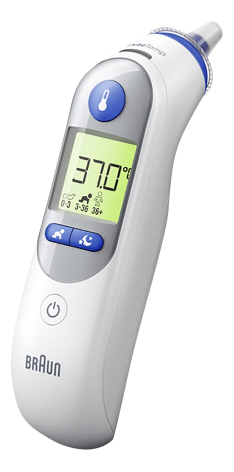 Braun Thermomètre infrarouge ThermoScan 7+ avec Age Precision