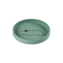 Done by Deer Assiette en silicone Croco vert