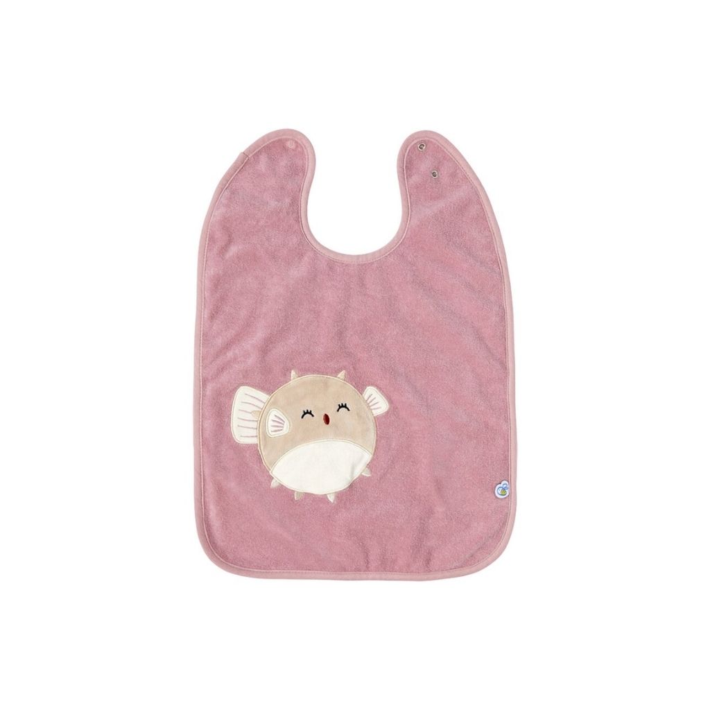 Dreambee Bavoir XL Billie poisson-ballon rose