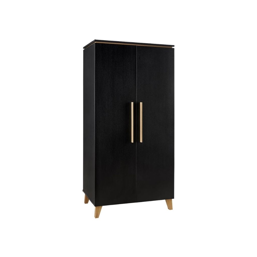 Transland Armoire 2 portes Steffi noir