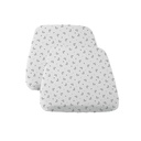 Chicco Drap-housse pour berceau Next to me Panda blanc/noir - 2 pièces