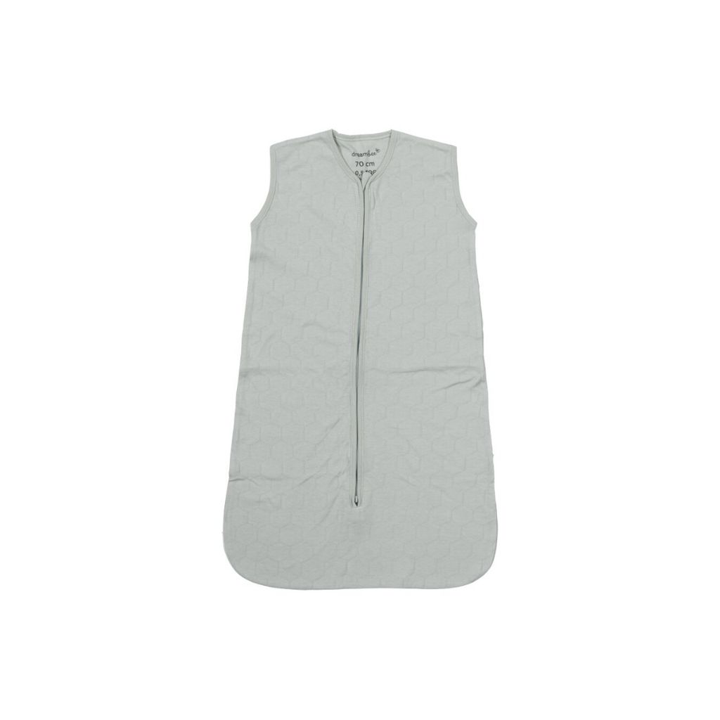 Dreambee Zomerslaapzak Essentials tetra 70 cm licht grijsgroen