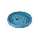 Done by Deer Assiette en silicone Nozo bleu