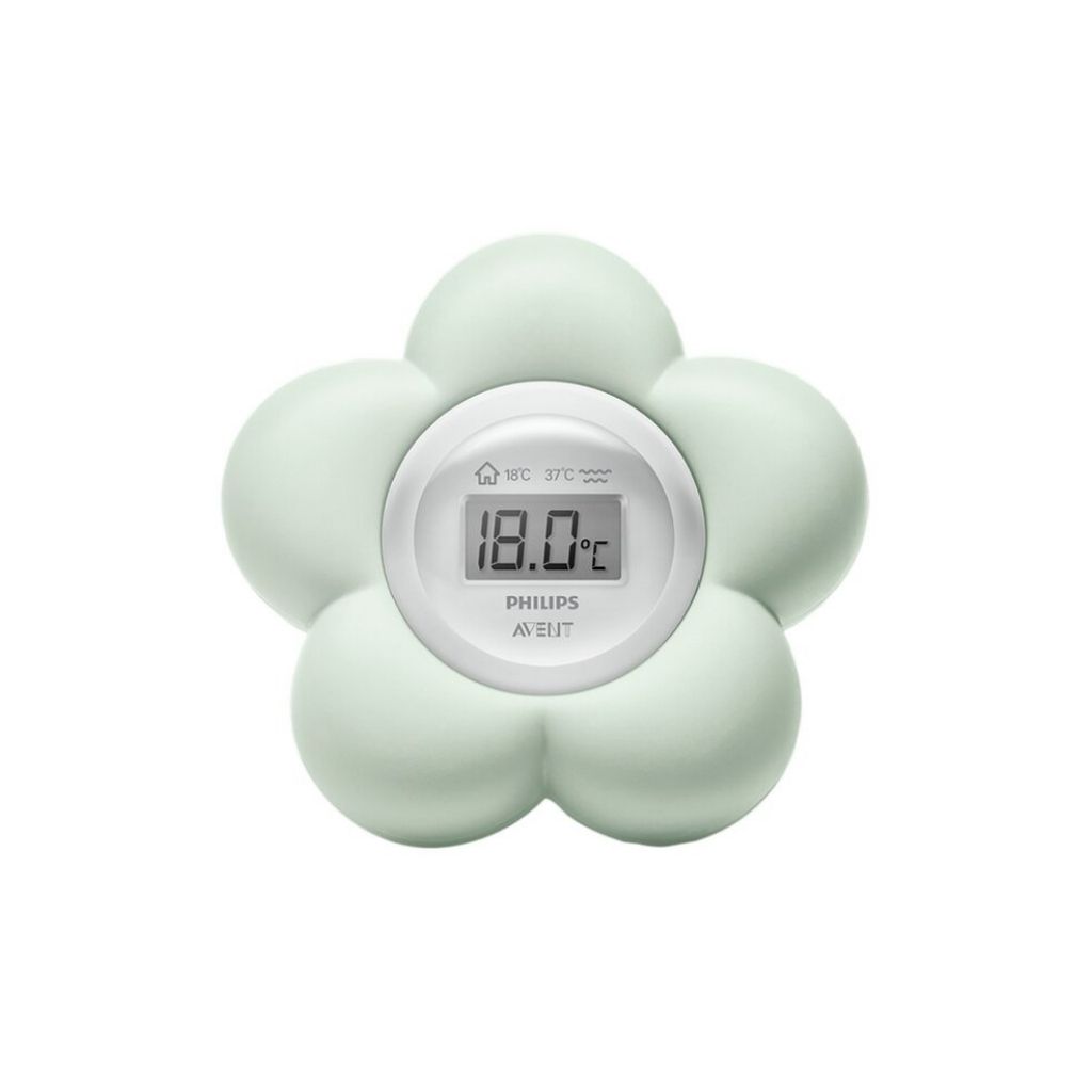 Philips AVENT Thermomètre de bain et de chambre numérique menthe