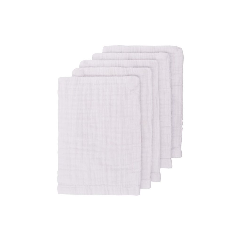 Dreambee Hydrofiel Washandje Essentials wit - 5 stuks