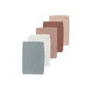Dreambee Hydrofiel Washandje Essentials roze/grijs/wit - 5 stuks
