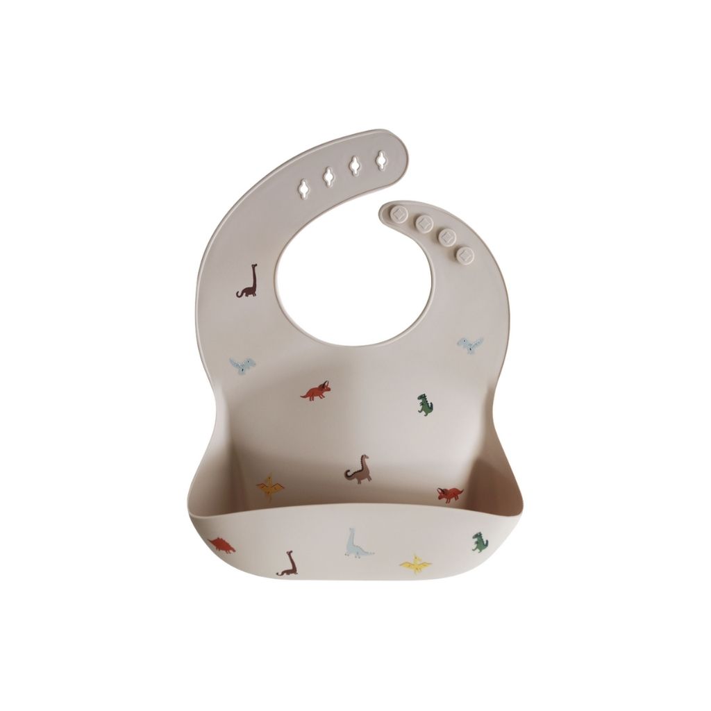 Mushie Bavoir en silicone Dino