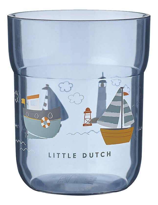 Little Dutch Glas Mepal Mio Sailors Bay 250 ml blauw