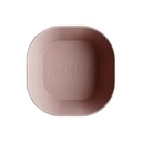 Mushie Bol Square Dinnerware Blush - 2 pièces