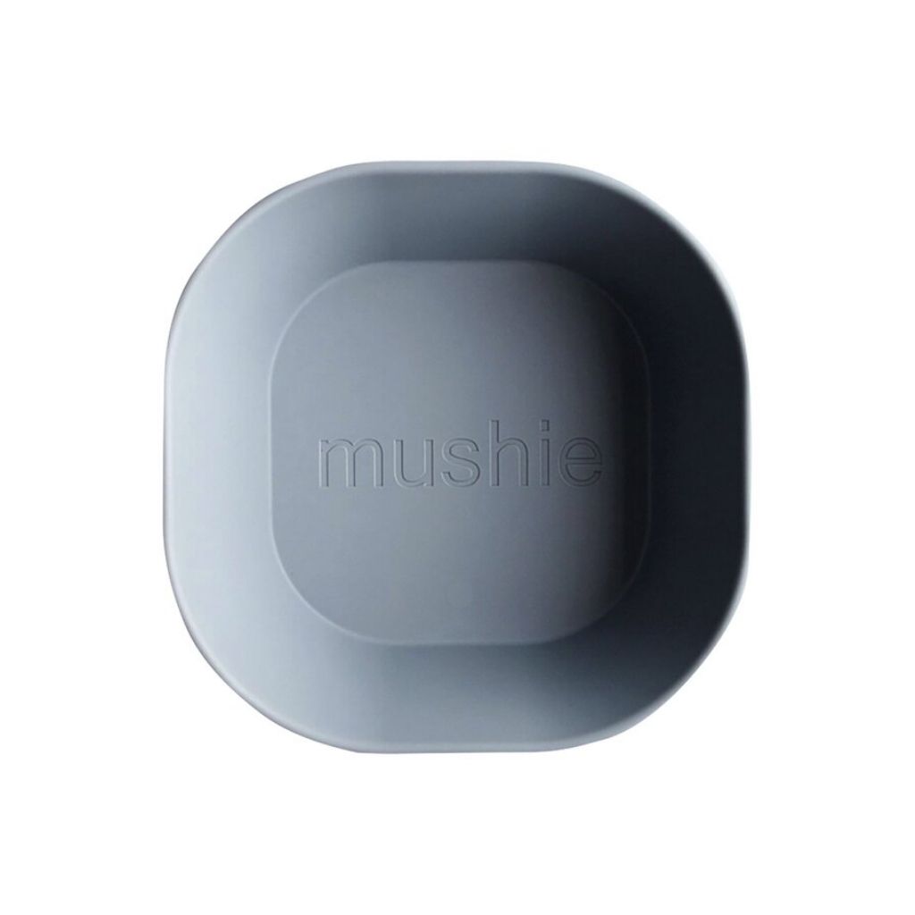 Mushie Kom Square Dinnerware Cloud - 2 stuks