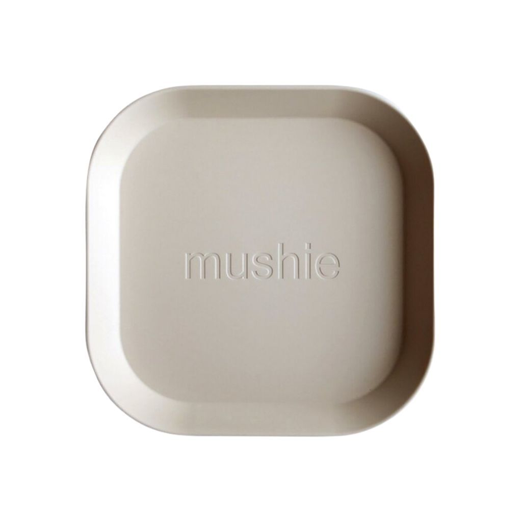 Mushie Assiette Ivory - 2 pièces