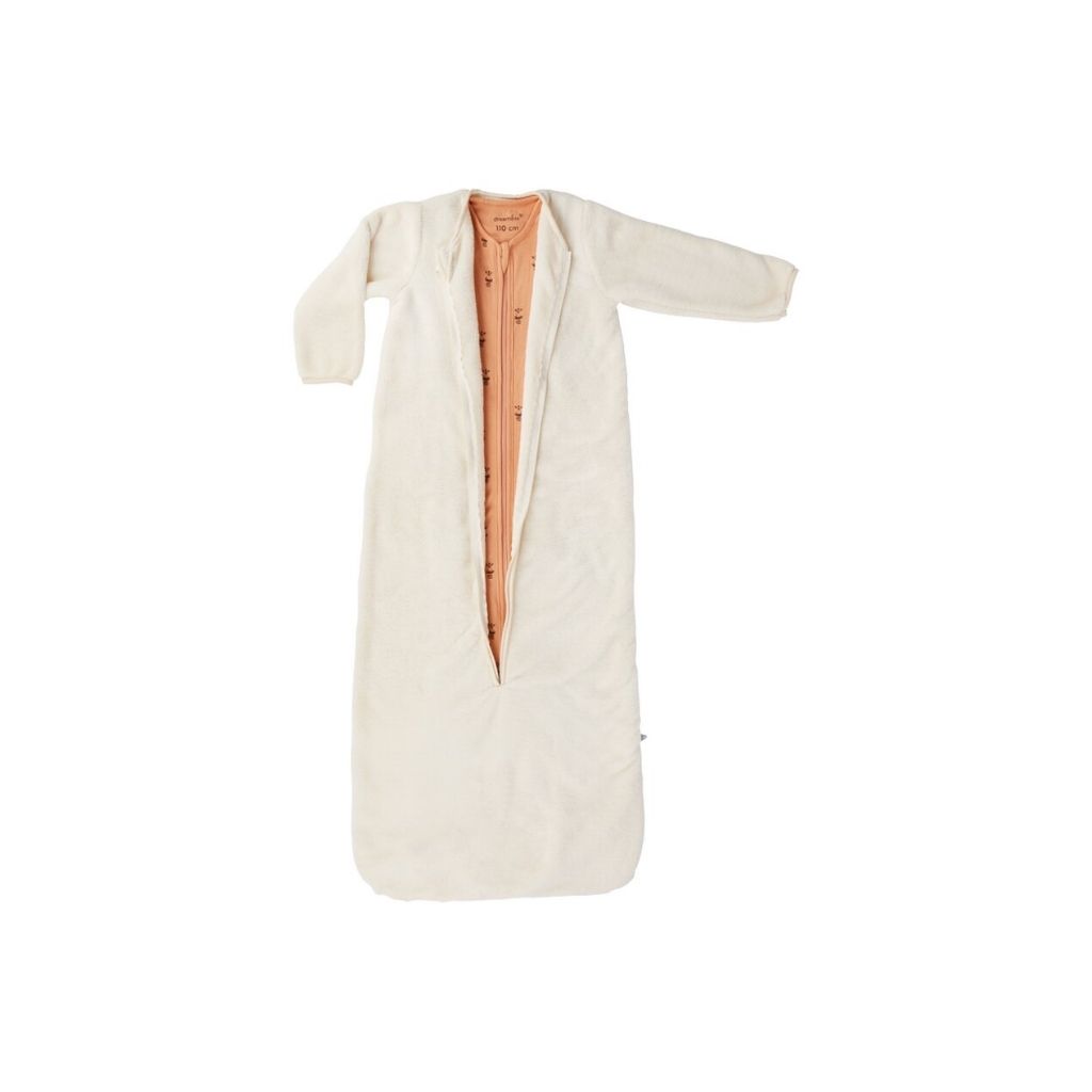 Dreambee Slaapzak 4 seizoenen Flo ecru/terracotta 110 cm