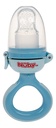 Nûby Sabbelzakje uit silicone blauw