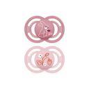 MAM Sucette + 16 mois Perfect Silicone rose - 2 pièces