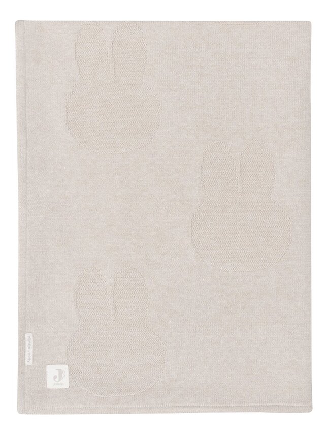 Jollein Couverture pour berceau ou parc Miffy Nougat Coral Fleece