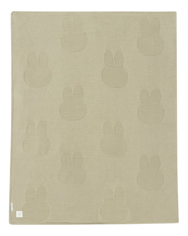Jollein Deken voor bed Nijntje Olive Green Coral Fleece B 150 x L 100 cm