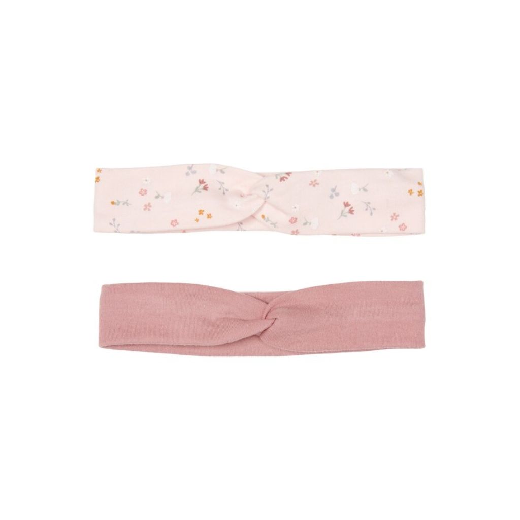 Little Dutch Bandeau Little Pink Flowers, Vintage Pink - 2 pièces