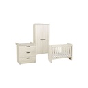 Neyt 3-delige babykamer (meegroeibed + commode + kast met 2 deuren) Olivia