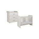 Transland 2-delige babykamer (meegroeibed + commode) Robi