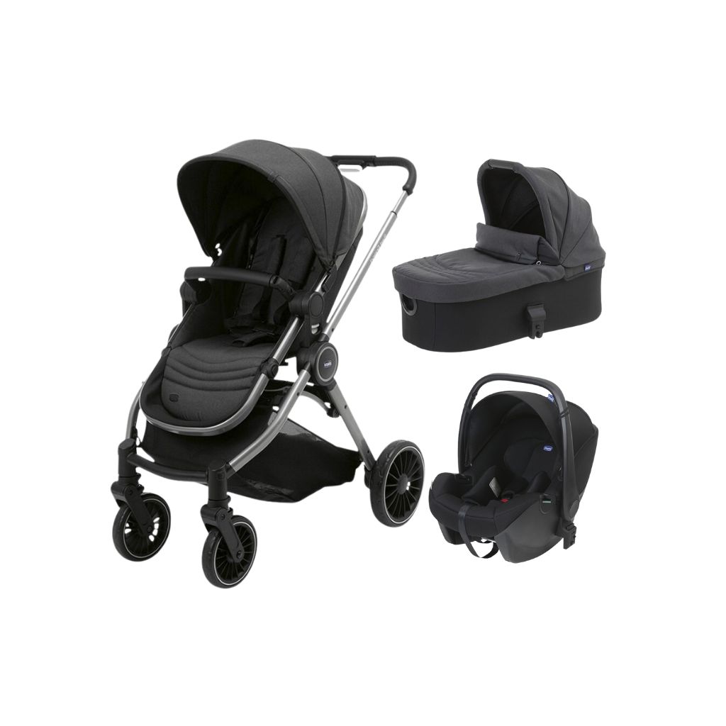 Chicco Poussette 4 en 1 Trio Best Friend Pro - Kory  Pirate Black