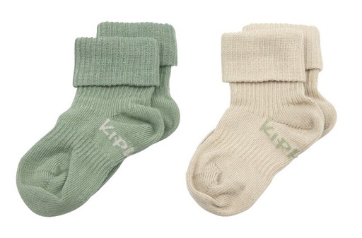 KipKep Paire de chaussettes Calm Green - 2 pièces