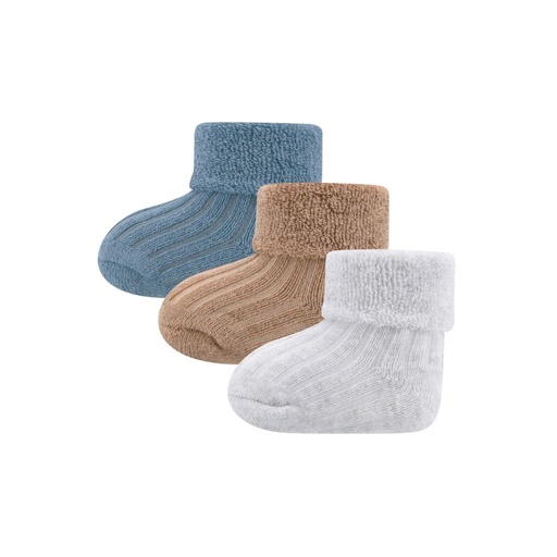 [27664601] Ewers Sokken Newborn ONESIZE Blue - 3 stuks