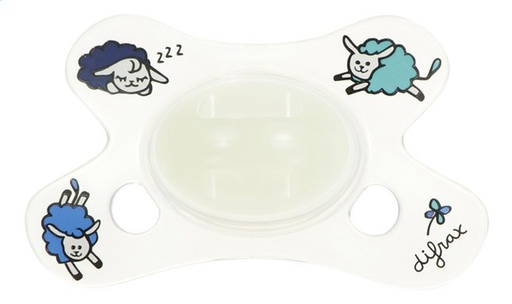 [1595601] Difrax Fopspeen Natural Glow in the dark 0 - 6 maanden