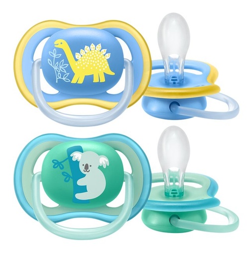 [9353201] Philips AVENT Sucette + 18 mois Ultra Air dino/koala - 2 pièces