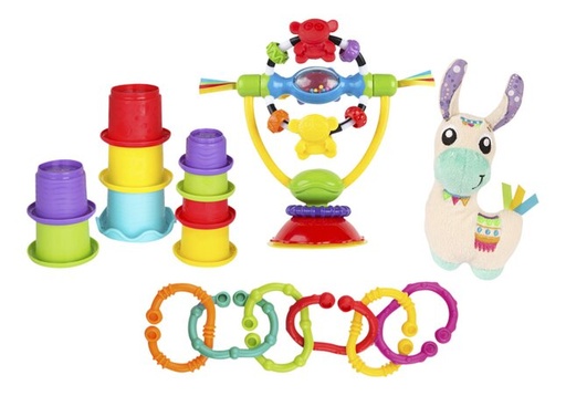 [13813301] Playgro coffret-cadeau Sensory Llama Explore and Play