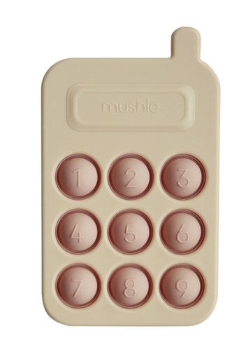 [16756101] Mushie Bijtspeeltje Speelgoedtelefoon Blush