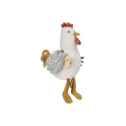 [26741801] Little Dutch Activiteitenknuffel Little Farm kip 22 cm