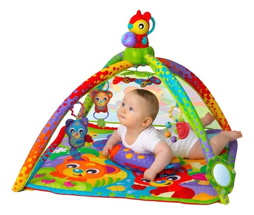 [6446801] Playgro Speeltapijt Woodlands Music and Lights Projector Gym
