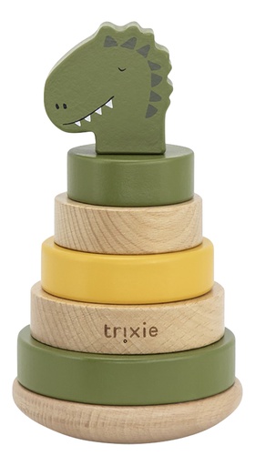 [23862901] Trixie Houten Stapelpiramide Animals Mr. Dino