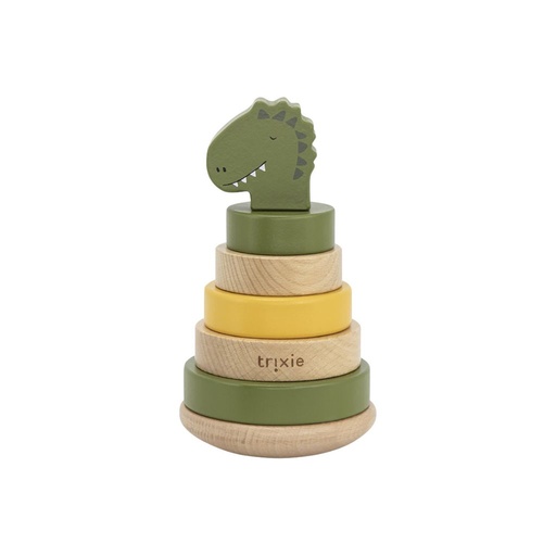 [23862901] Trixie Pyramide à empiler en bois Animals Mr. Dino