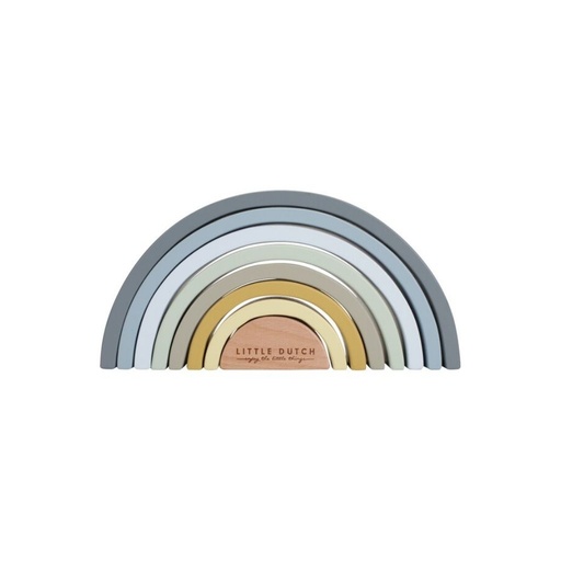 [12361001] Little Dutch Houten Regenboog blue
