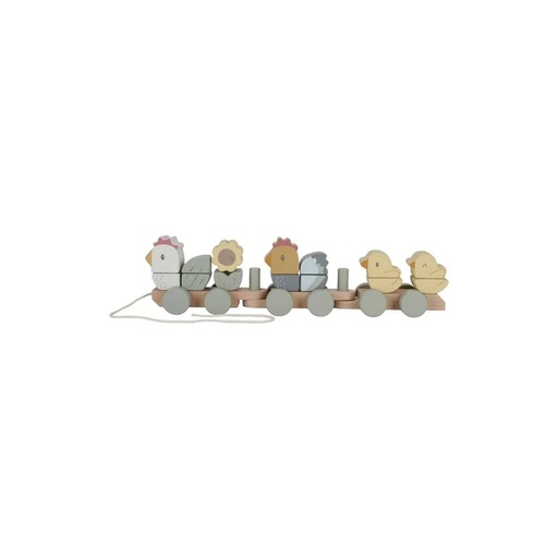 [26744501] Little Dutch Blokkentrein Little Farm