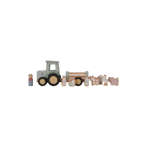 [28115601] Little Dutch Jouet d'activité Tracteur avec remorque Little Farm