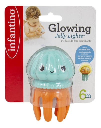 [21803401] Infantino Badspeelgoed Glowing Jelly Fish