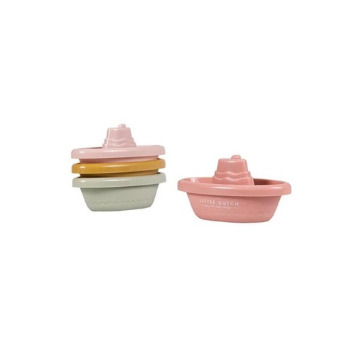 [16442801] Little Dutch Jouet de bain Bateaux rose