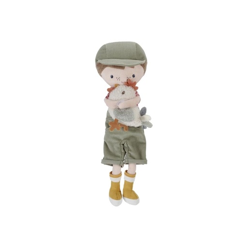 [26744001] Little Dutch Knuffelpop Little Farm Jim  35 cm