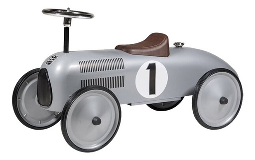 [27275301] Little Dutch Loopwagen Retro Roller Jean zilver