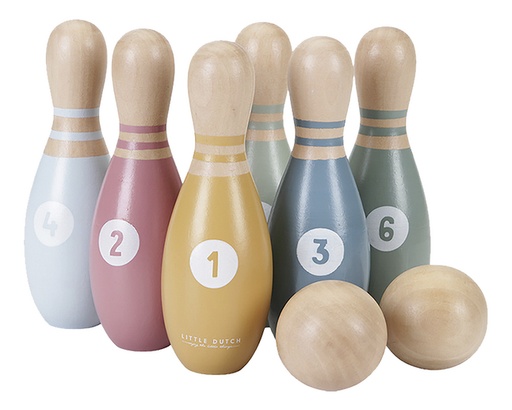 [22944701] Little Dutch Houten Bowling set 