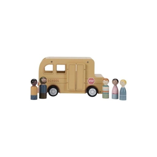 [28308801] Little Dutch Houten schoolbus met poppetjes