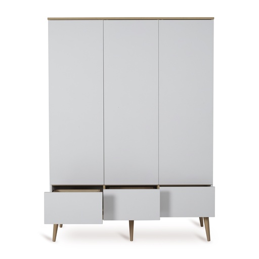 [12289801] Quax Armoire 3 portes Flow White