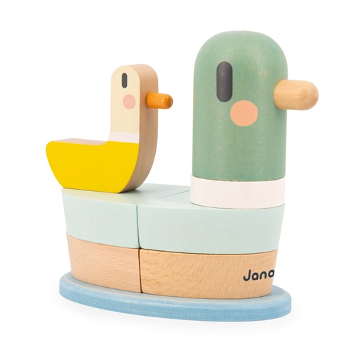 [28319901] Janod Blocs en bois à empiler Canards Sweet Cocoon