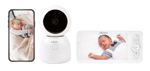 [28521201] Béaba Babyphone avec caméra Zen Premium Night Light blanc