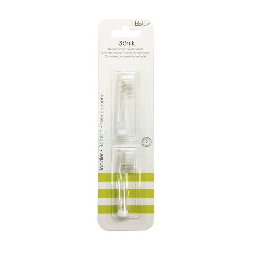 [28688001] Bblüv Brossette de rechange pour brosse à dents électrique Sönik 2 Stage 0-18 mois - 2 pièces