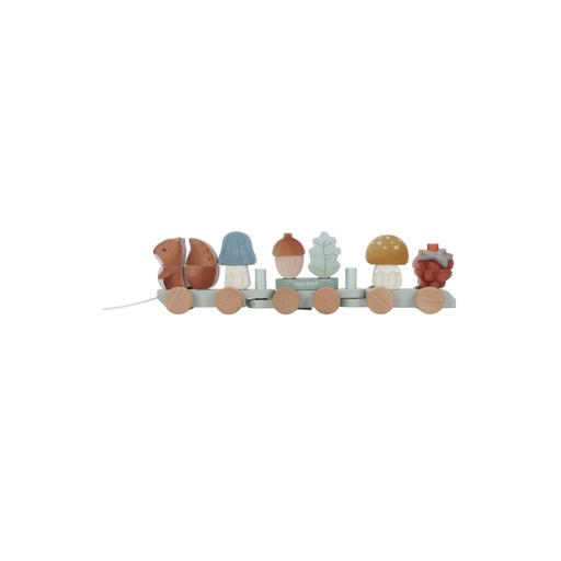 [29275201] Little Dutch Blokkentrein Forest Friends Eekhoorn