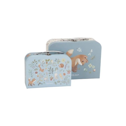 [29275601] Little Dutch Koffertje Forest Friends Blue - 2 stuks
